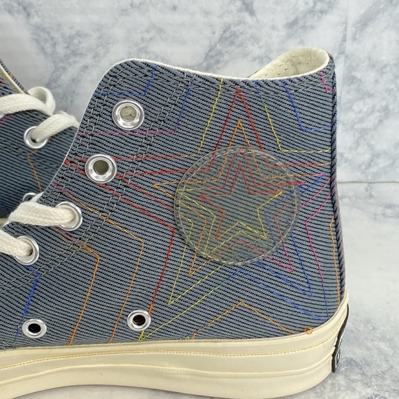 Converse All Star Chuck 70 Hi Black Cool Grey 6.5 - Picture 4 of 11